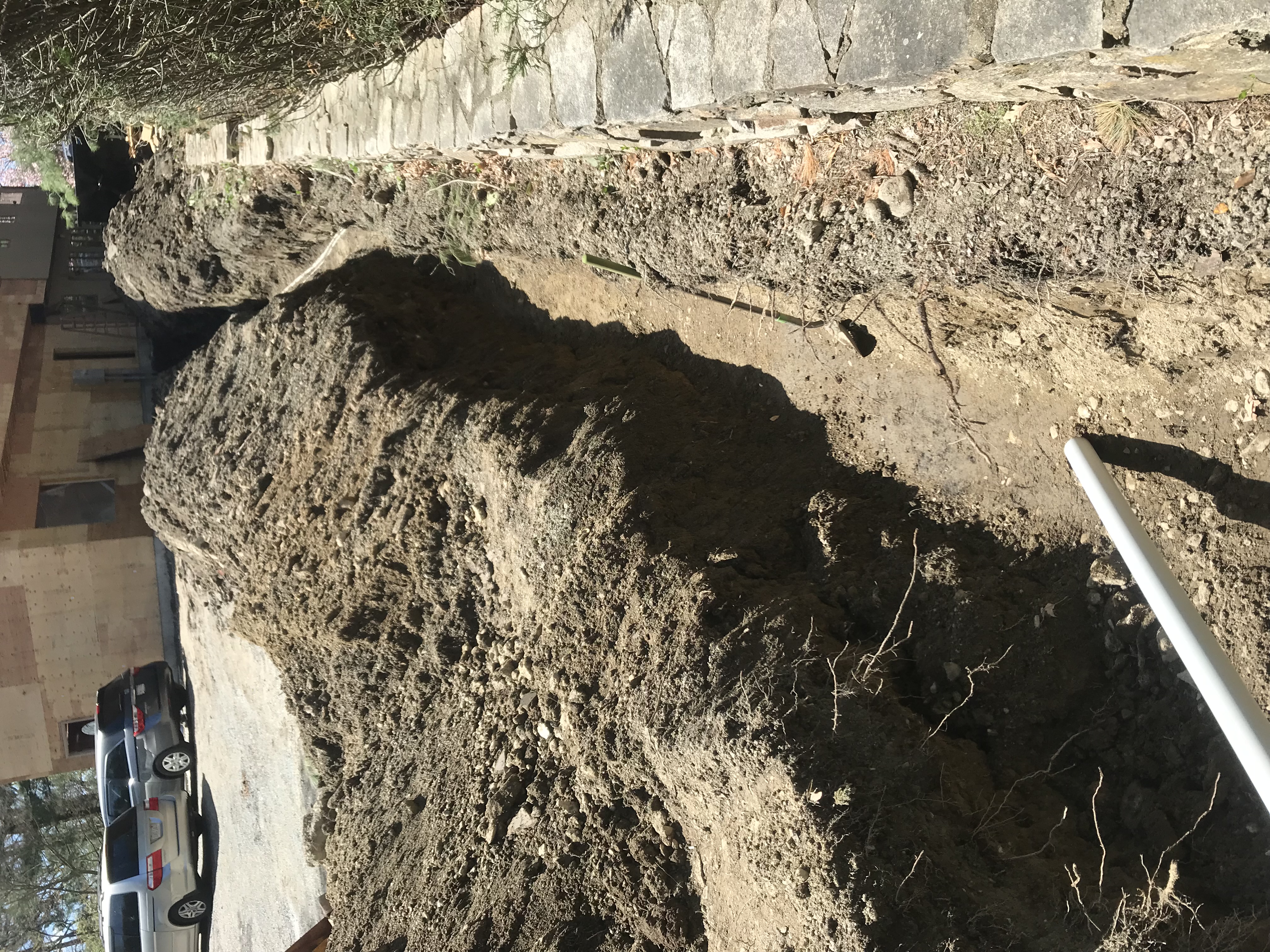 400A service excavation