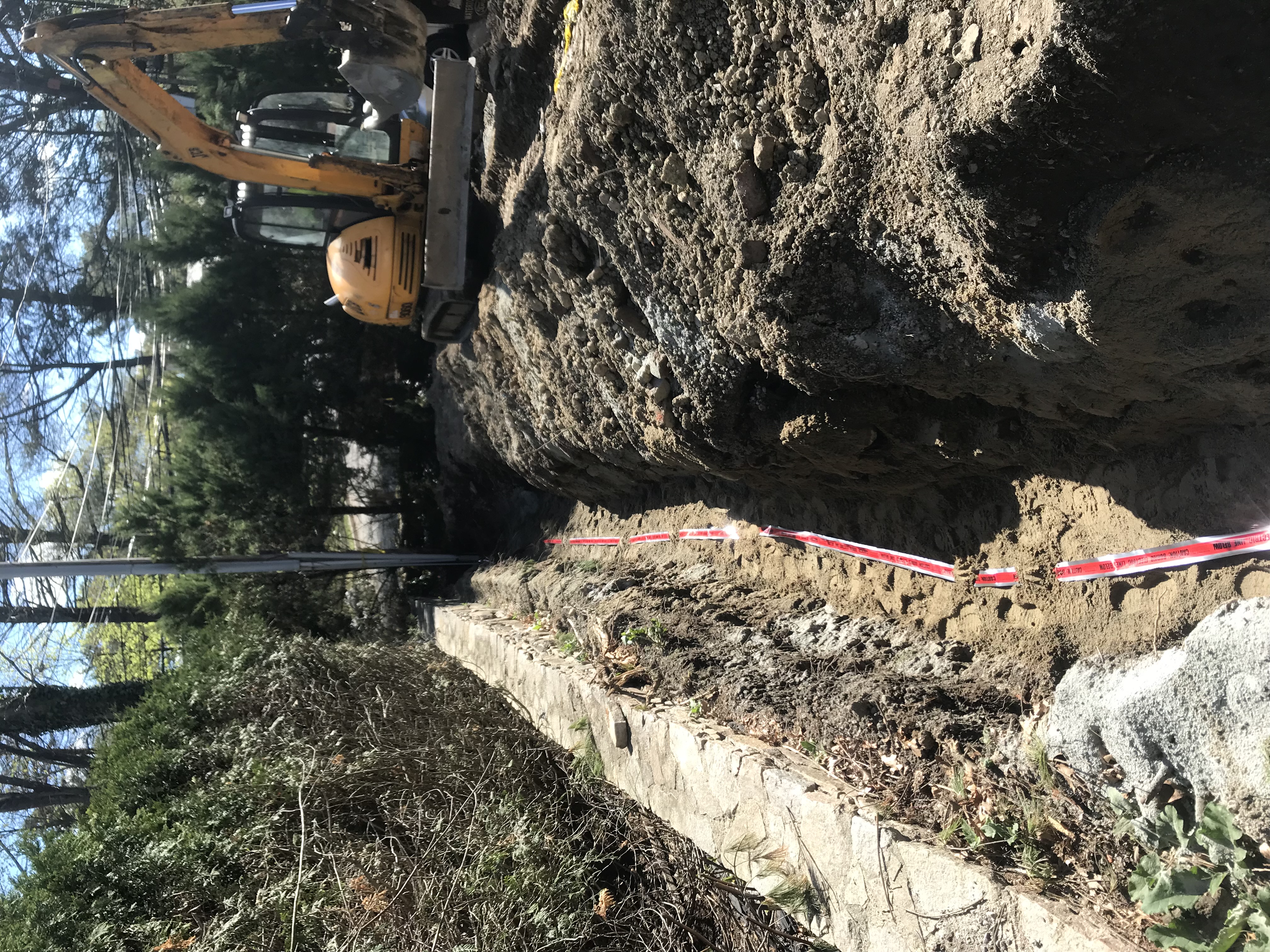 400A service underground work