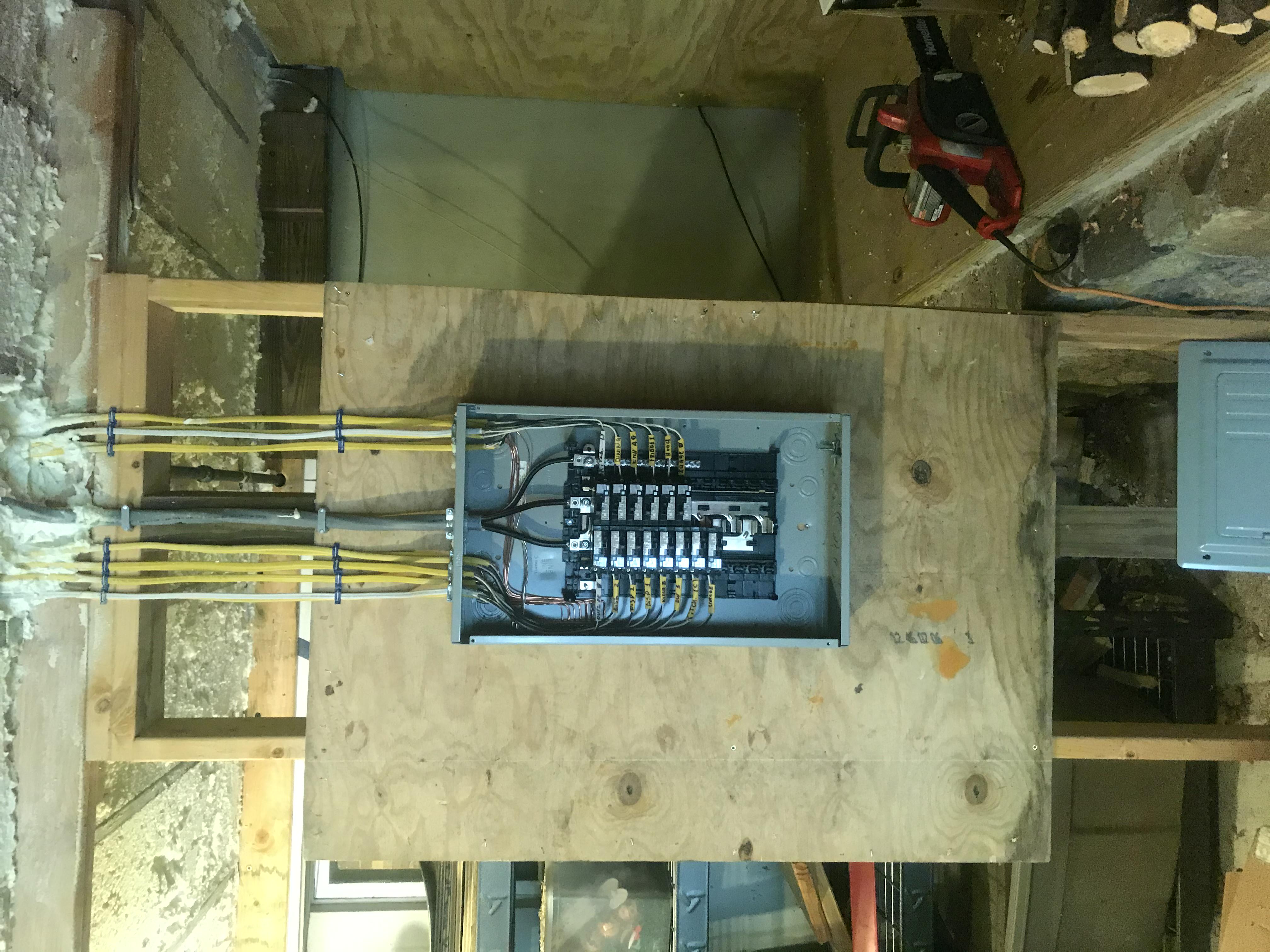 Residential electrical panel