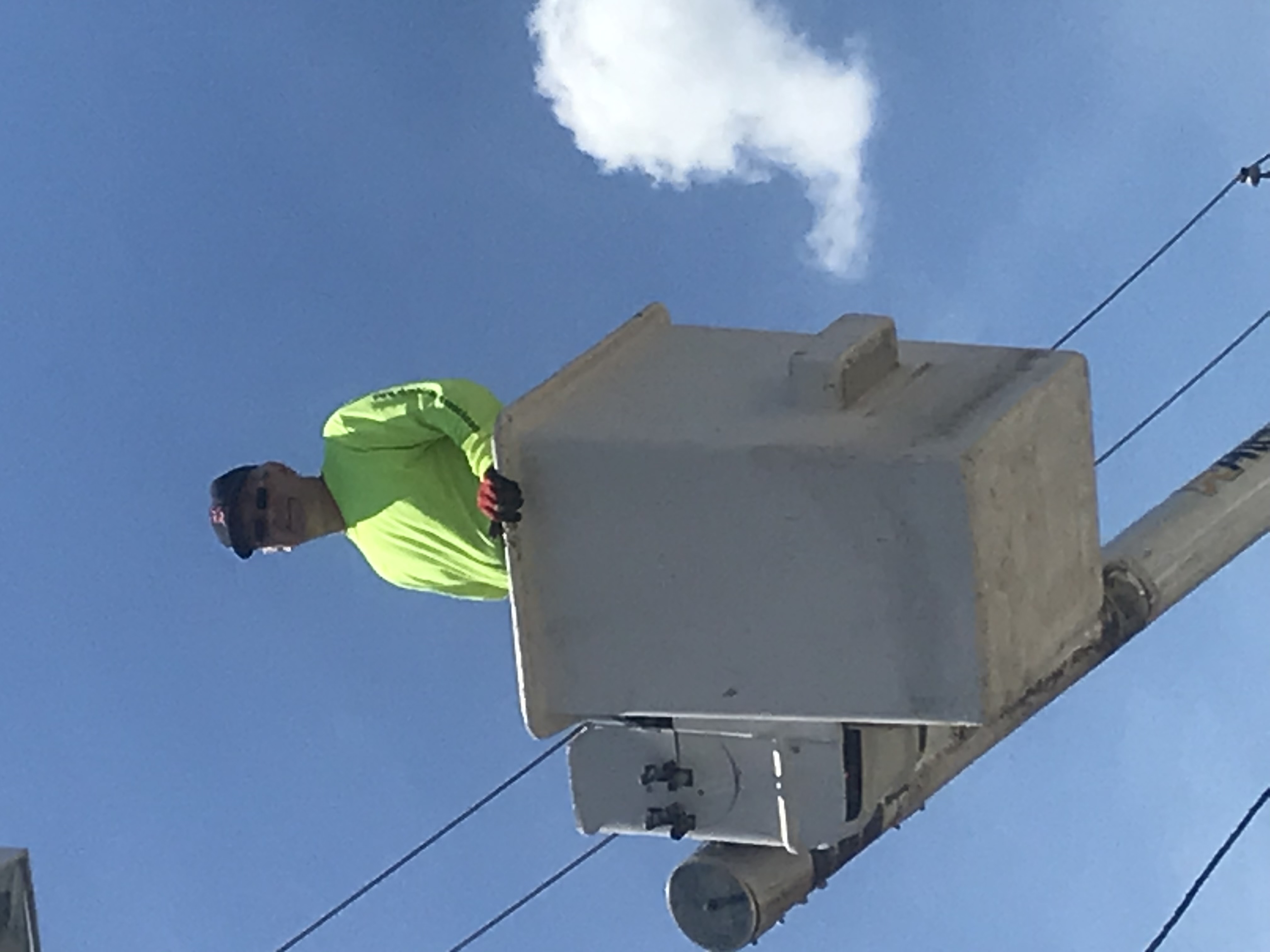 Commercial parking lot light replacement