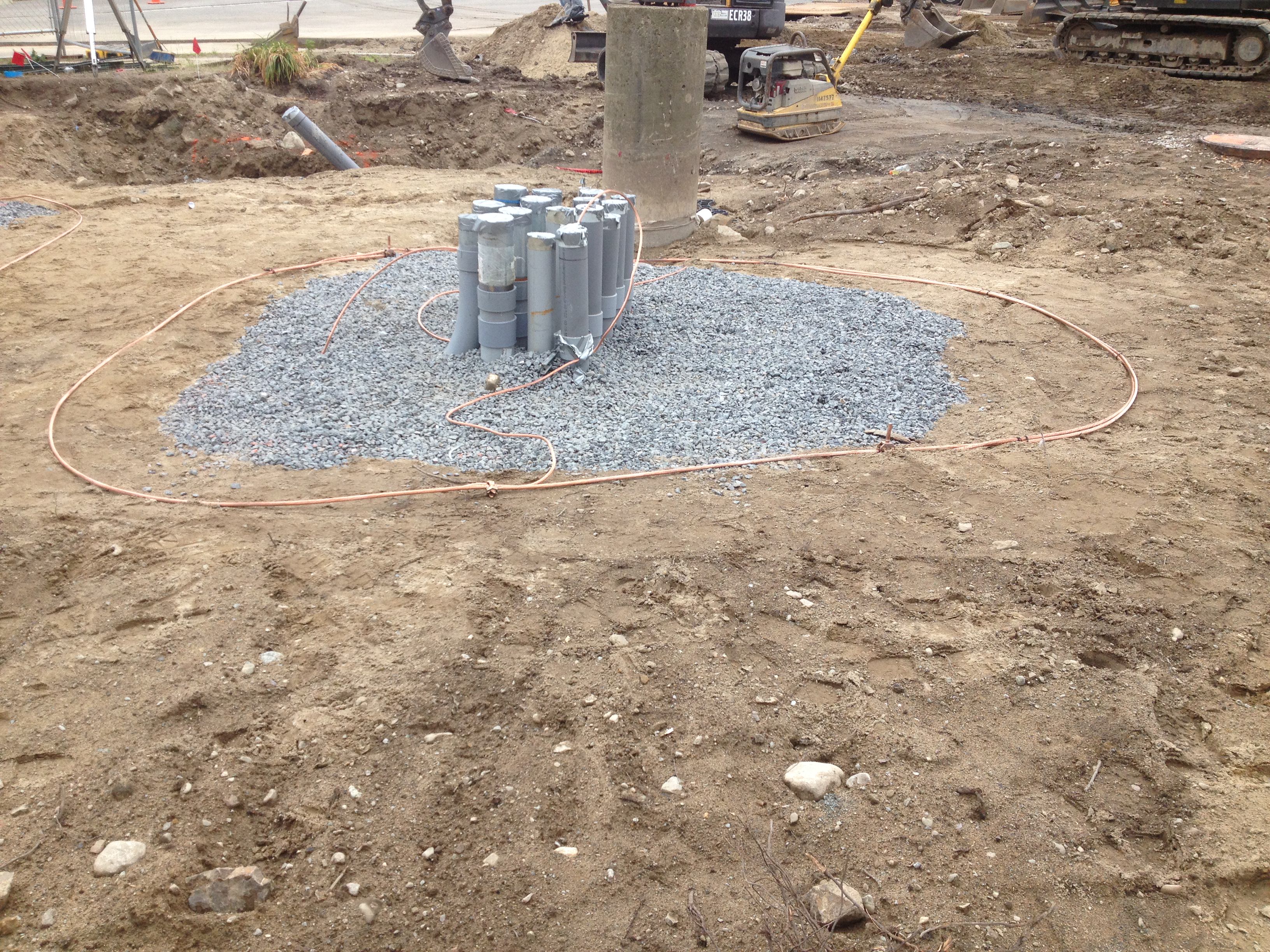 Transformer grounding installation